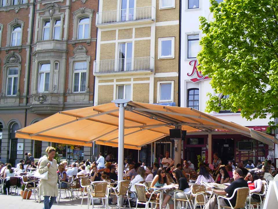 Freistehende Markise