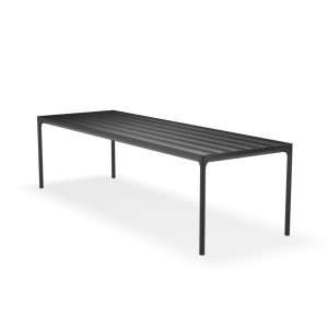 Groß (12404 2424 FOUR Dining table cm Alu Black frame sha HOUE high)