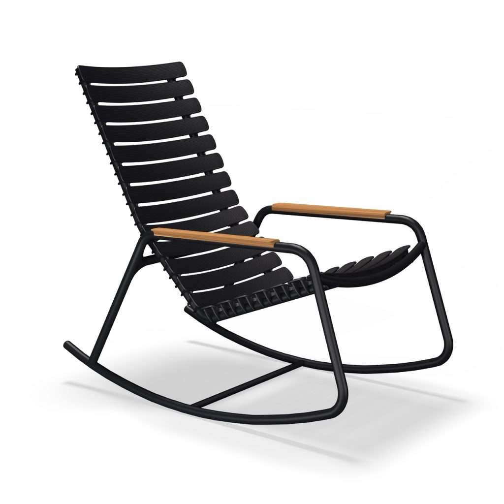 Groß (22303 2024 03 RECLIPS Rocking chair Black Bamboo sha HOUE high)