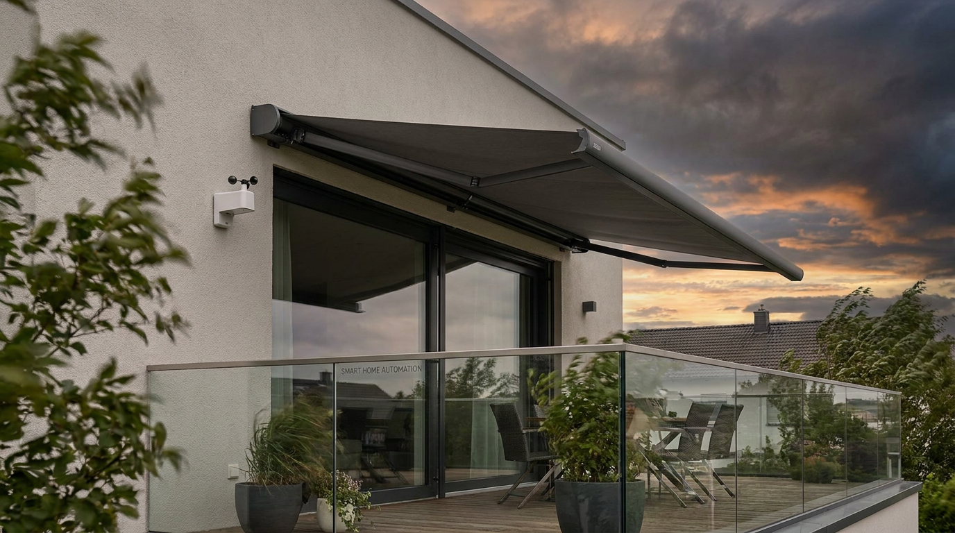 Markise fährt bei Wind automatisch ein